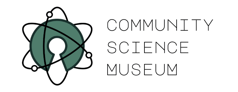 logo of Community Science Museum and its name
